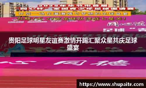 贵阳足球明星友谊赛激情开踢汇聚众星共庆足球盛宴
